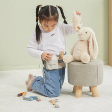 Wooden hair dressing belt for kids toys