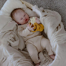 Giraffe rubber teether muslin comforter for babies