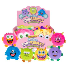 Sandbaggers Monsters  - Kinetic sand filled fidget stress plush toy
