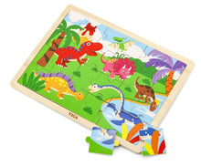 24pc Wooden Dinosaur puzzle