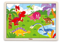 24pc Wooden Dinosaur puzzle