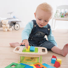 Preschool shape sorting wooden table
