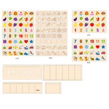 Match and sort - Wooden Classification sorting box