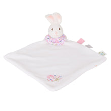 Natural Rubber Teether snuggle blanket Rabbit Baby teething toy organic Easter gift