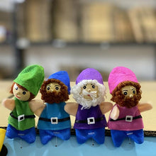 Wooden Finger puppets Snow white - Toddler kids preschool family daycare story telling aids
