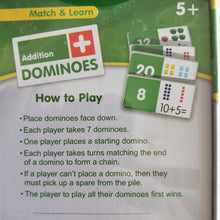 Addition Domino game learning educational games for primary school children