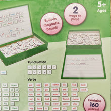 Magnetic sentence - rainbow sentences educational tool to help teach sentence building primary school