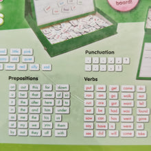Magnetic sentence - rainbow sentences educational tool to help teach sentence building primary school