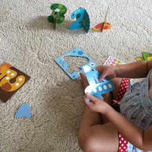 3D Number and counting sticker game for kids - learn numbers and practice counting