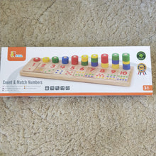 Count and maths wooden learning set - Montessori