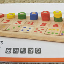 Count and maths wooden learning set - Montessori