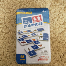 First word domino game - Educational learning game