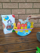 Discounted - Wooden Noah's ark balance game