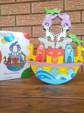 Discounted - Wooden Noah's ark balance game