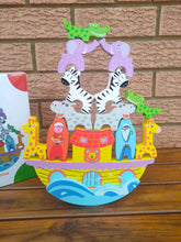 Discounted - Wooden Noah's ark balance game
