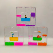 4 section liquid timer with animals