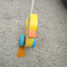 Wooden Push along duck
