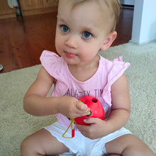 Wooden Lacing Threading apple