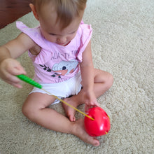Wooden Lacing Threading apple