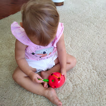 Wooden Lacing Threading apple