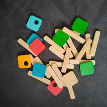 Stick basic wooden shape stick game
