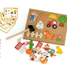 Farm themed Tap Tap a shape set hammer and nail