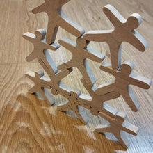 Wooden Balance people Acrobats - set of 10