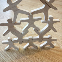 Wooden Balance people Acrobats - set of 10