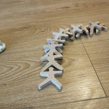 Wooden Balance people Acrobats - set of 10