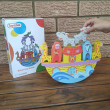 Discounted - Wooden Noah's ark balance game