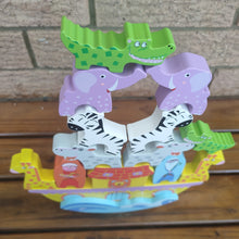 Discounted - Wooden Noah's ark balance game