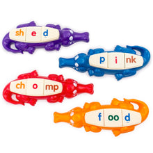Spelling game alligator chomps words primary school