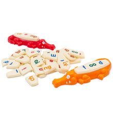 Spelling game alligator chomps words primary school