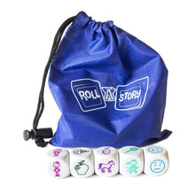 a story dice set to help language or writing skills and creativity