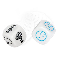 a story dice set to help language or writing skills and creativity