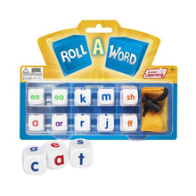 Roll a word dice set - Dice and storage bag