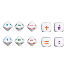 Roll a sum dice set fun way for primary school children to learn math sums