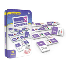 Multiplication domino game