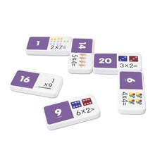 Multiplication domino game