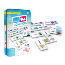 Shape learning Domino game set - Primary shapes
