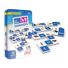 First word domino game - Educational learning game