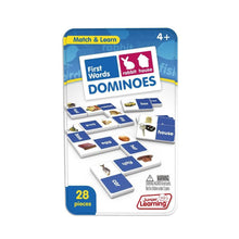 First word domino game - Educational learning game