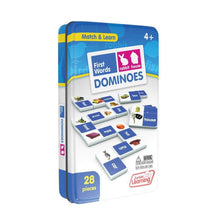 First word domino game - Educational learning game