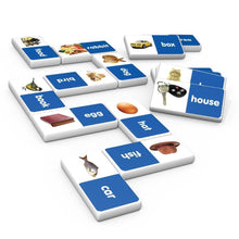 First word domino game - Educational learning game