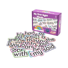 Magnetic sight words great way to help teach preschool and primary school children their sight words