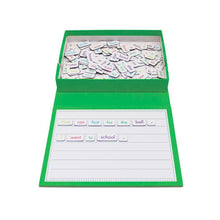 Magnetic sentence - rainbow sentences educational tool to help teach sentence building primary school