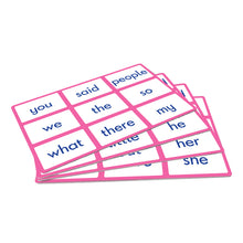 Tricky word bingo game