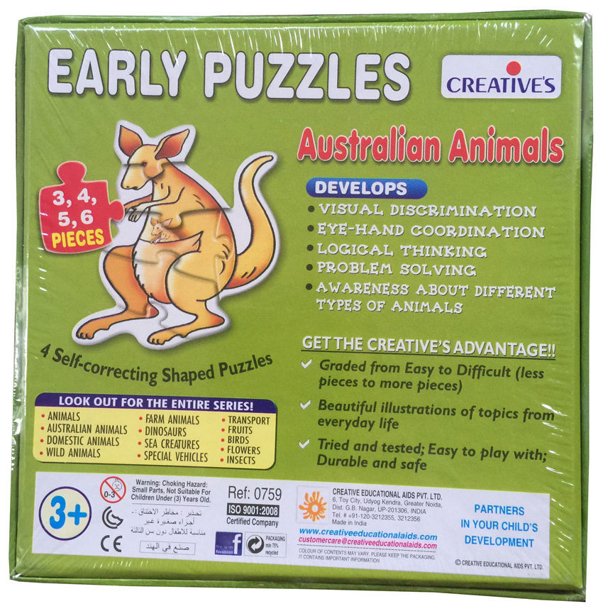 Early Puzzles Australian Animals – Advancing All Children