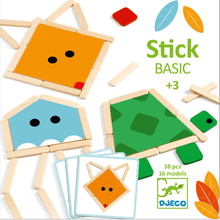 Stick basic wooden shape stick game