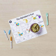 Colour in Placemat - Alphabet is fun
